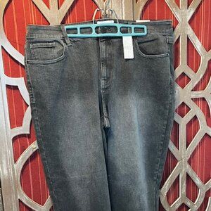 Lane Bryant Faded Black Jeans